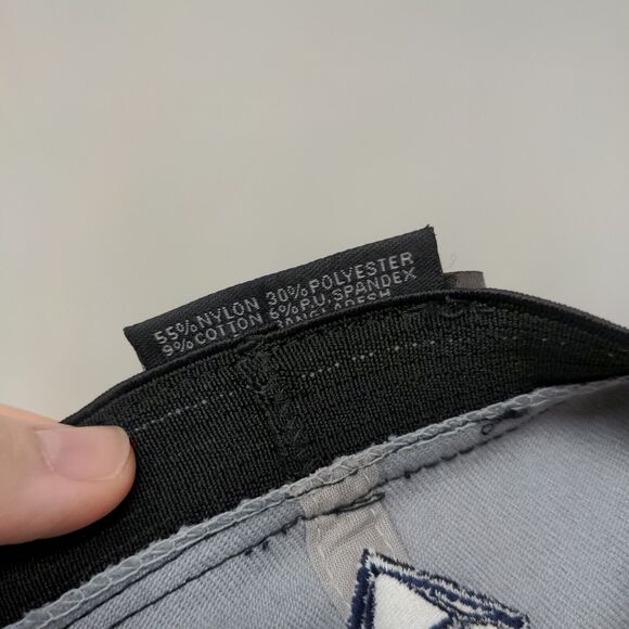 Pacific Headwear Men's Fitted Hat Gray Size L/XL Embroidered Big Logo DS Diamond - Picture 8 of 8